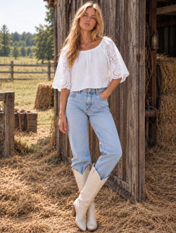 Gisele Embroidered Blouse