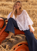 Poncho en crochet Ellis