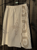 Alexa Embroidered Midi Skirt