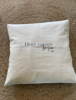 Coussin "Here comes the sun''