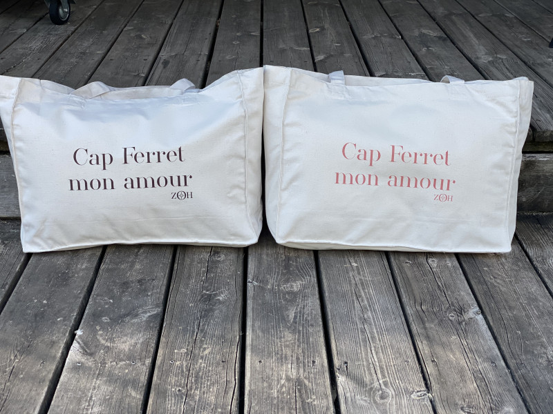 Tote bag ''Cap Ferret mom amour''