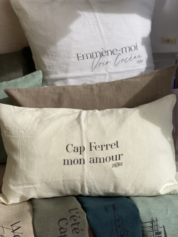 Housse "Cap Ferret mon amour"