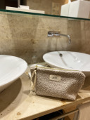Pochette NINON bouclette grège
