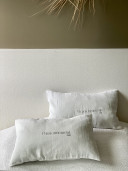 Housse de coussin "Passionnément"