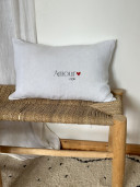Housse de coussin "Amour''
