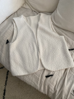 Gilet bouclette Ninon