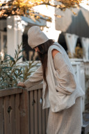 Veste bouclette Ninon beige