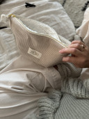 Pochette IPAD/MACBOOK - WILL velours beige