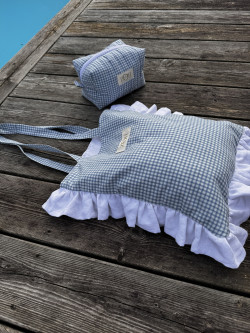 Mila Gingham Tote Bag
