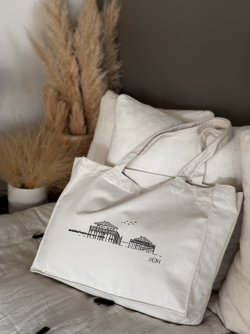 Tote bag ''LES CABANES TCHANQUEES''