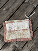 copy of NINON  Greige terry pouch