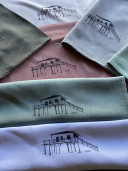 Housse de coussin "Cabane tchanquée"