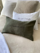 Housse de coussin "We are family"
