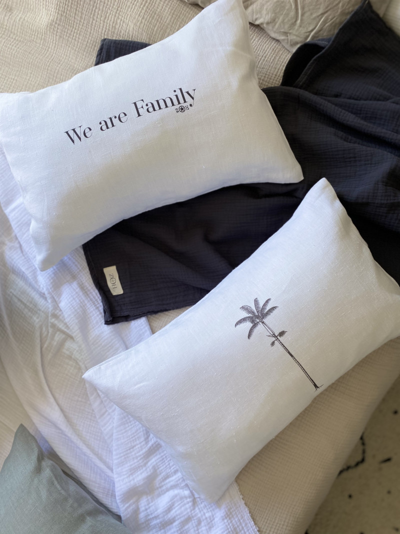 Housse de coussin "We are family"