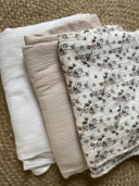 Cotton gauze throw