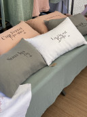 Housse de coussin "La vie est belle"