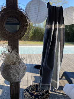 Fouta bleu