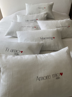 Housse de coussin "Amore mio''