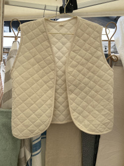 Veste matelassée écrue /  Bonnie