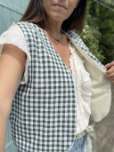 Veste vichy reversible/ Mahaut
