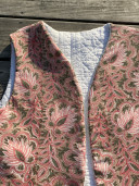 Veste matelassée reversible/ Rose